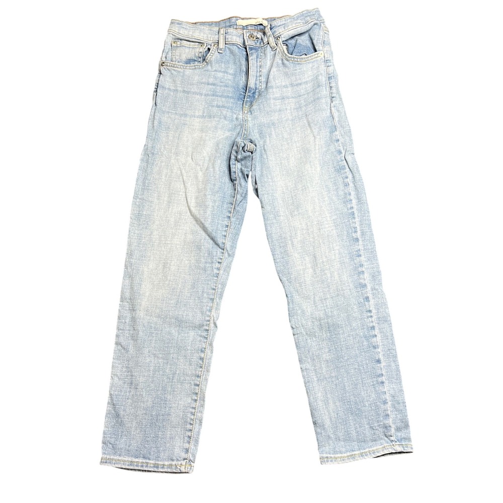 Ella‎ Moss Junior 8/29 High Waist Straight Jeans Light Wash Blue CJEMB0339-LUN